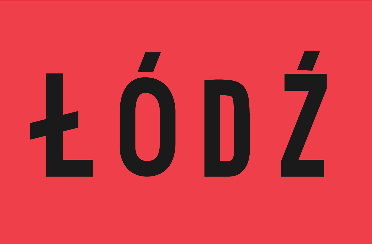 A word ŁÓDŹ